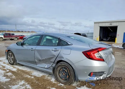2020 Honda Civic Lx z USA, uszkodzony, nr VIN 2HGFC2F6XLH515694